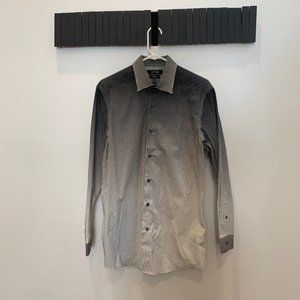 215. Apt. 9 Long Sleeved Crisp Button Down Dress Shirt w/Gradient Design